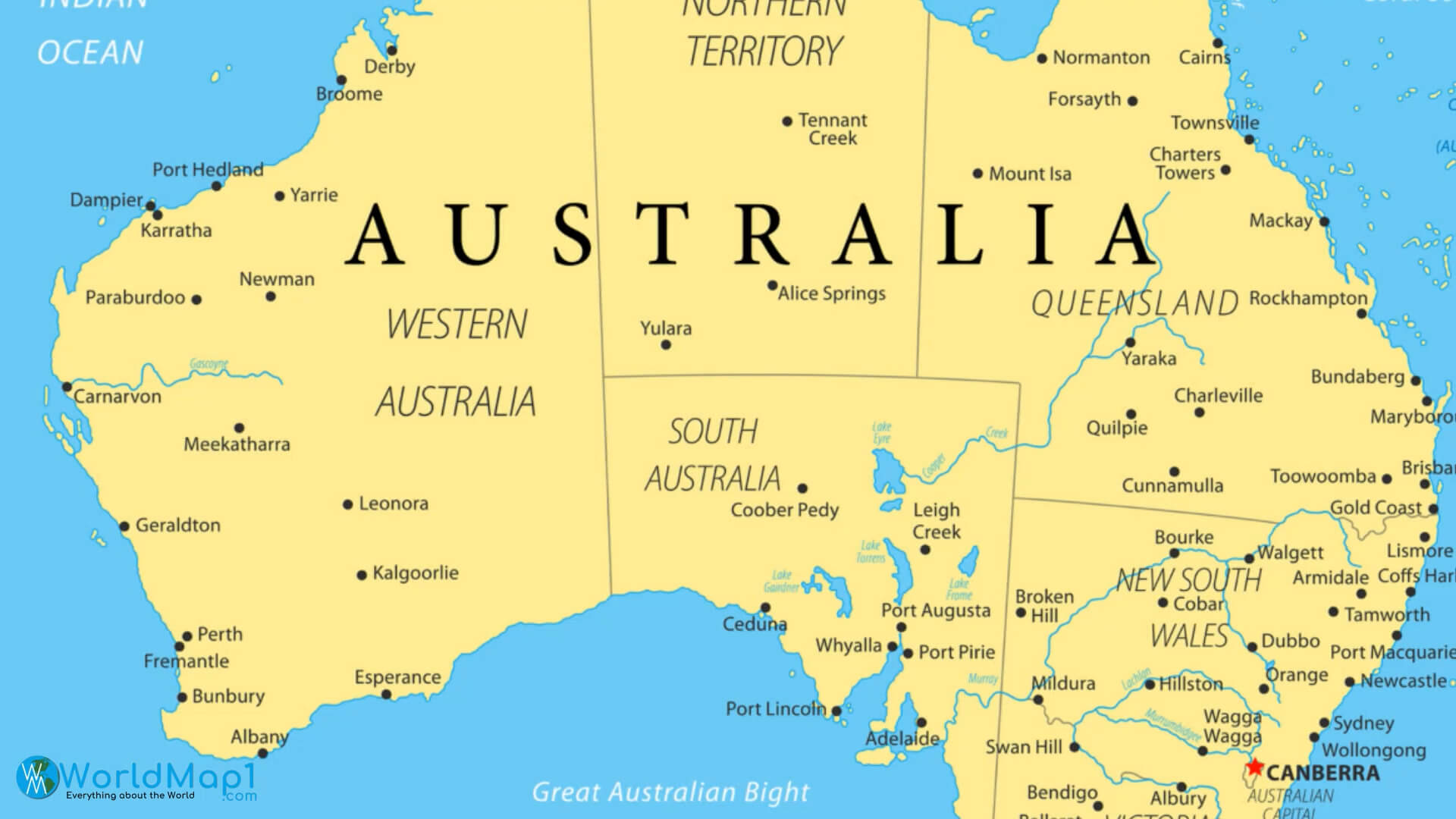 Australia Interactive Map